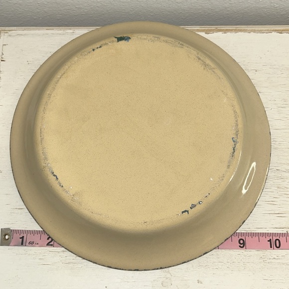 Home & Garden Party Hummingbird Heart Pattern Stoneware Dinner Plate 10” - Picture 2 of 2